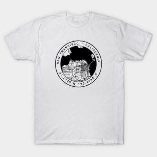 San Francisco Map T-Shirt